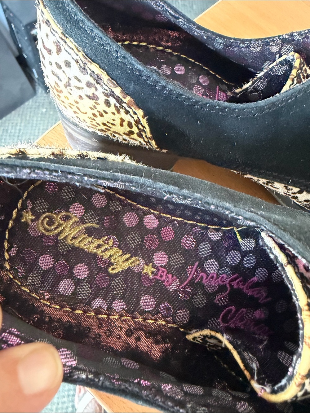 Irregular Choice Mutiny Leopard Print Shoes - Picture 9 of 11